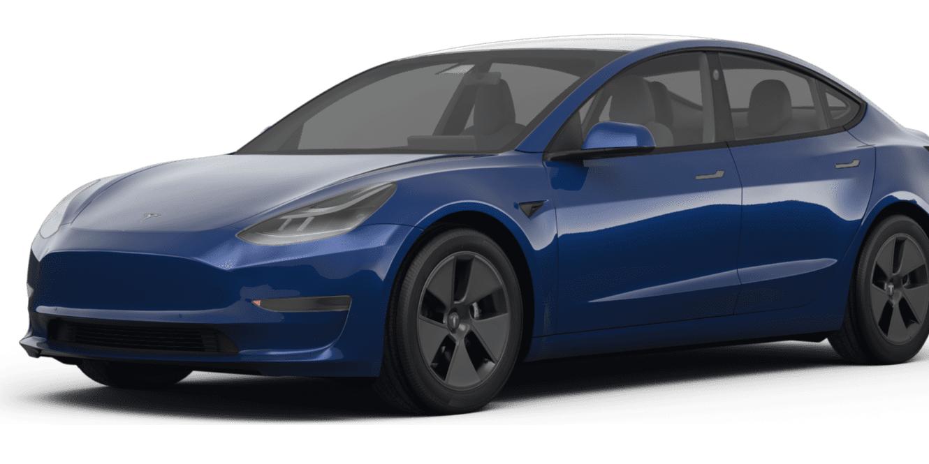 TESLA MODEL 3 2022 5YJ3E1ECXNF128245 image